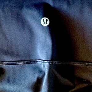 Lululemon black exercise tights size 10